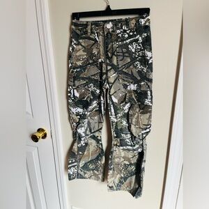 Girl Camouflage Cargo Shein  Pants